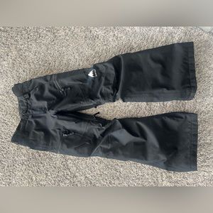 Burton “Room to Grow” Black Kids Ski Snowboard Snow Pants. Excellent condition!